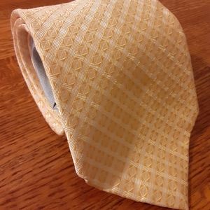 Tommy Hilfiger gold silk tie